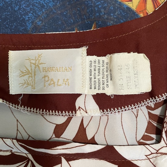 Vintage 70’s Hawaiian Palm shirt - Picture 5 of 7